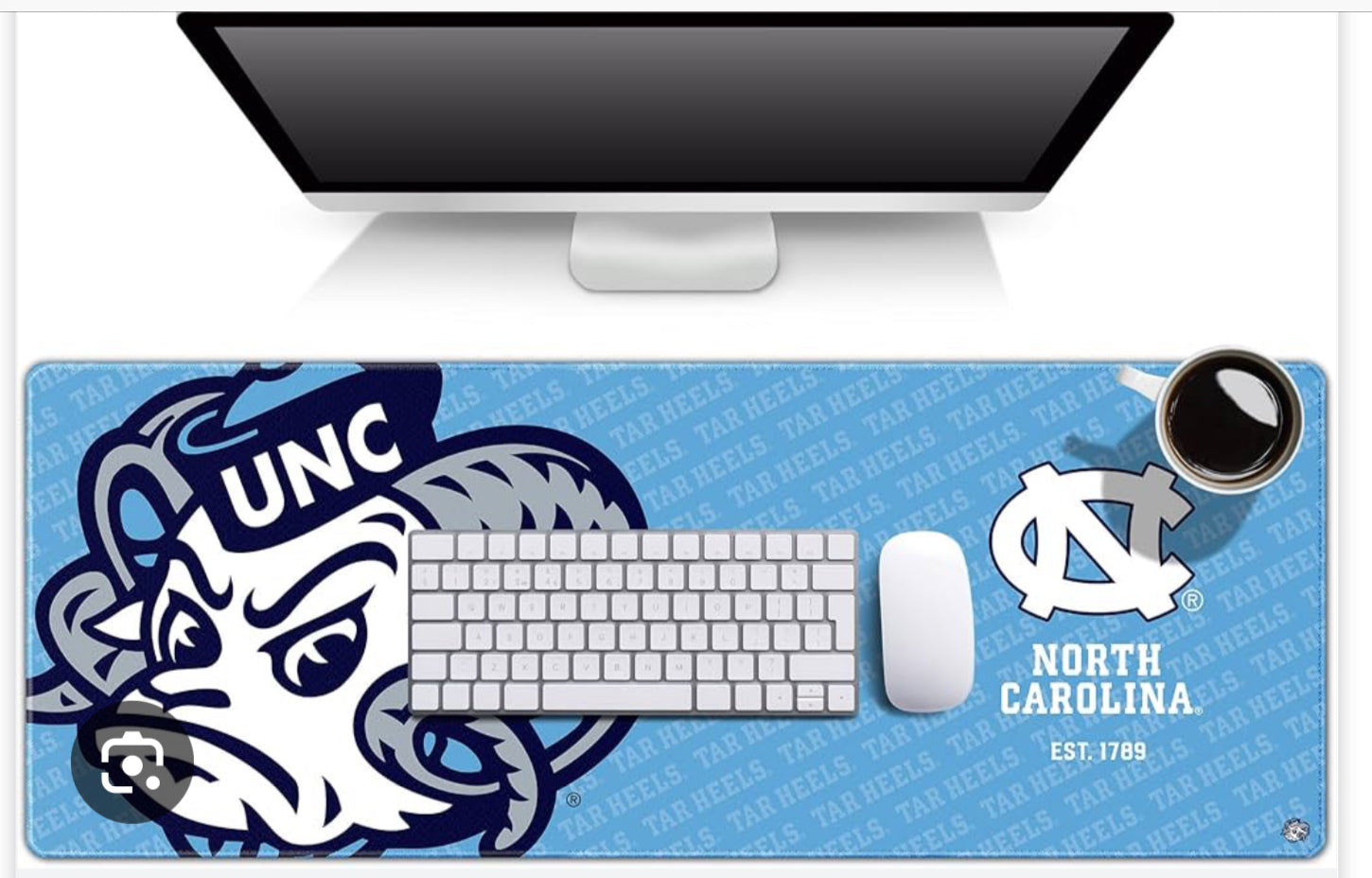 Carolina Tar Heels Office Desk Pad