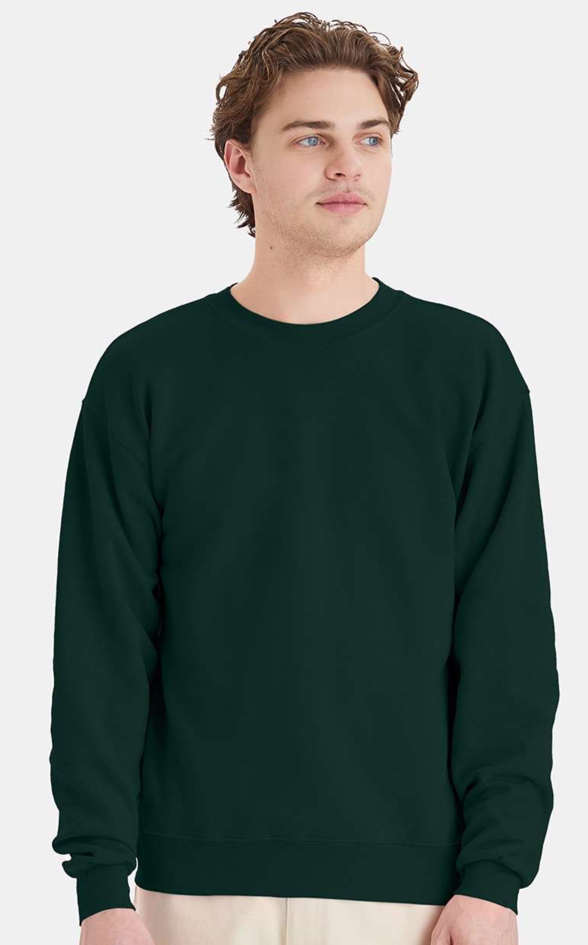Hanes - Ecosmart® Crewneck Sweatshirt - P160 Grey & Greens