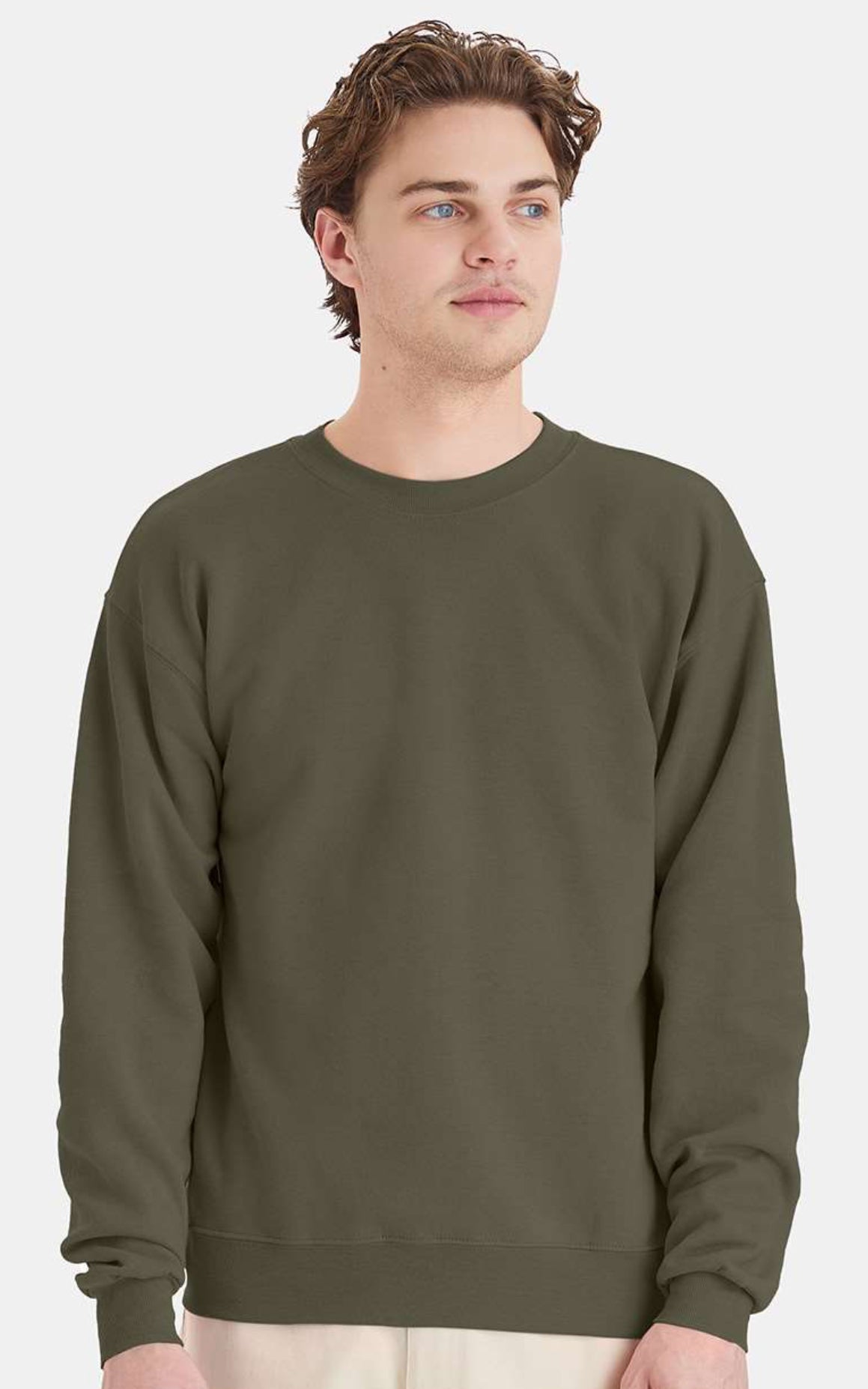 Hanes - Ecosmart® Crewneck Sweatshirt - P160 Grey & Greens