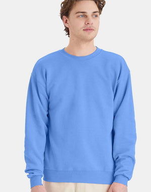 Hanes Crewneck Sweatshirt - P160 Blacks & Blues Fully Printed With Your Logo