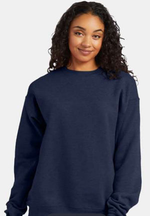 Hanes Crewneck Sweatshirt - P160 Blacks & Blues Fully Printed With Your Logo