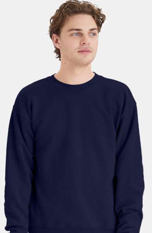 Hanes Crewneck Sweatshirt - P160 Blacks & Blues Fully Printed With Your Logo
