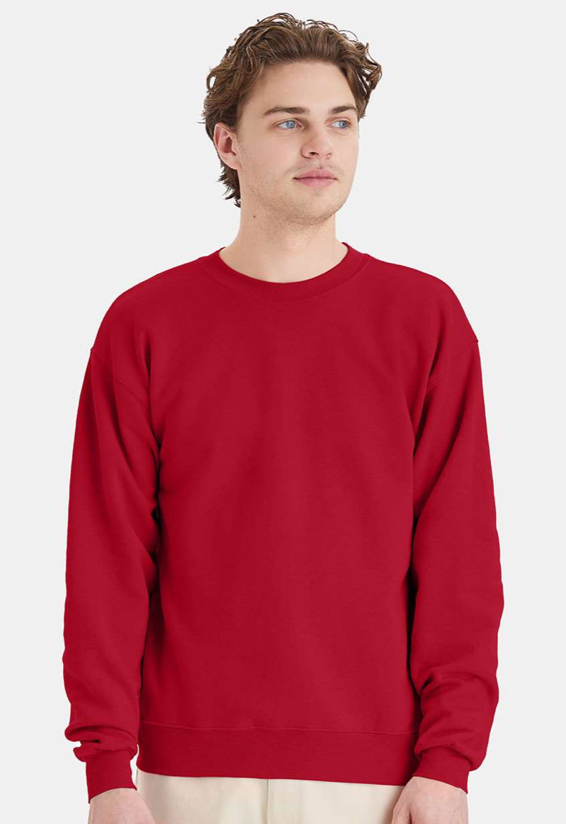 Hanes Crewneck Sweatshirt - P160 Red & Oranges Fully Printed with Your Logo - AtlanticCoastSports