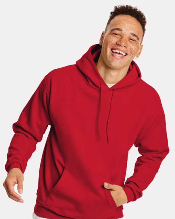Hanes Hooded  Sweatshirt - P170 Red & Oranges Fully Printed with Your Logo