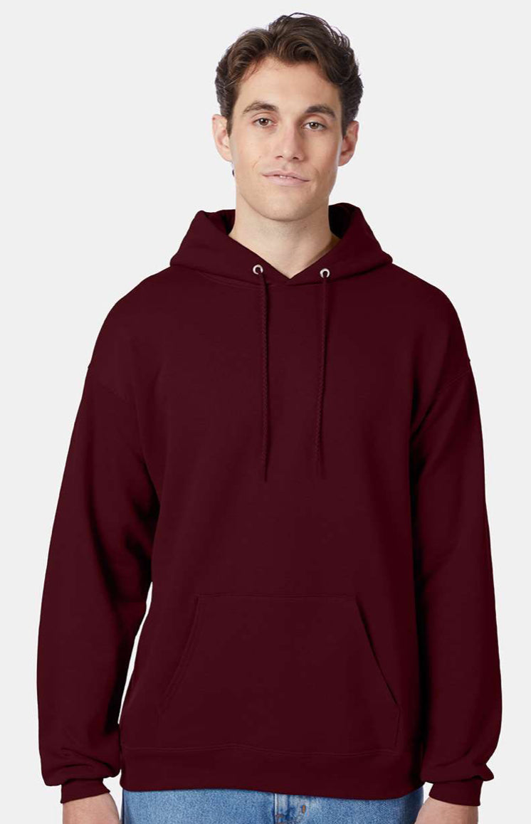 Hanes Hooded  Sweatshirt - P170 Red & Oranges Fully Printed with Your Logo