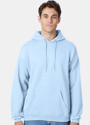 Hanes Hooded Sweatshirt - P170 Black & Blues