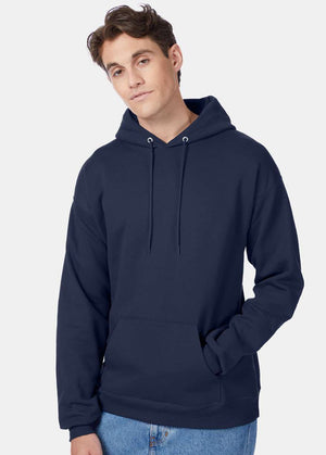 Hanes Hooded Sweatshirt - P170 Black & Blues