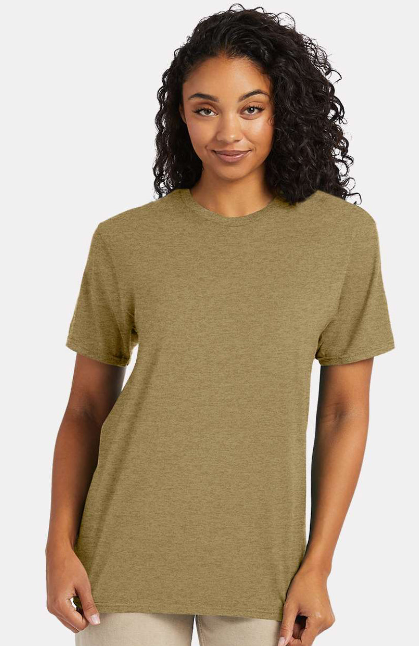 Hanes - Perfect-T 4980 Grey & Greens Fully Printed with Your Logo