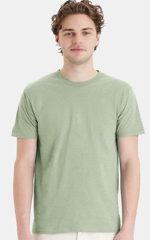 Hanes - Perfect-T 4980 Grey & Greens Fully Printed with Your Logo