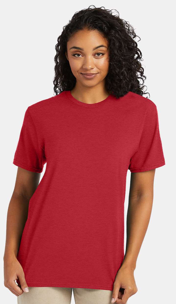 Hanes - Perfect-T 4980 Red & Oranges Fully Printed with Your Logo