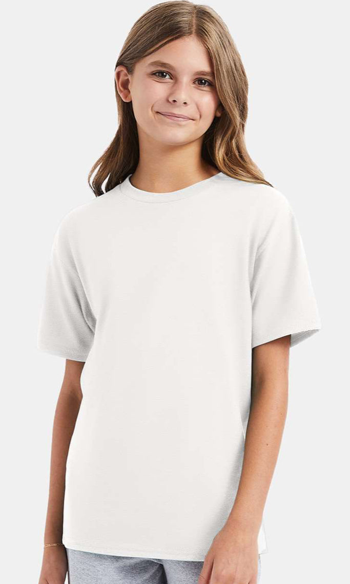 Hanes - Perfect-T Youth T-Shirt - 498Y Fully Printed with Your Logo