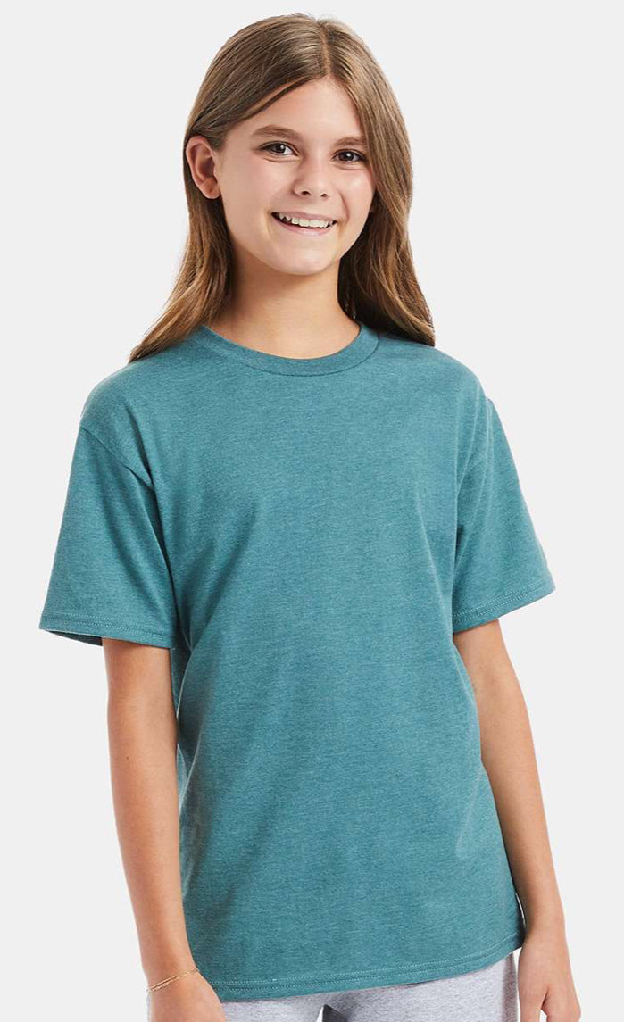 Hanes - Perfect-T Youth T-Shirt - 498Y Fully Printed with Your Logo