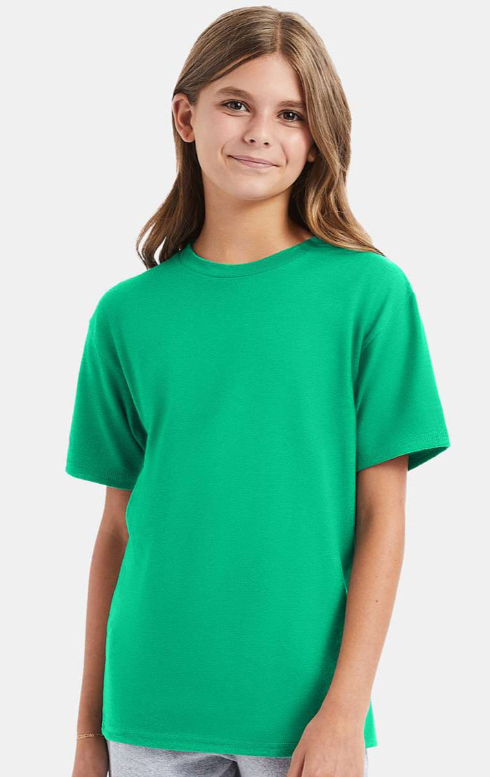 Hanes - Perfect-T Youth T-Shirt - 498Y Fully Printed with Your Logo