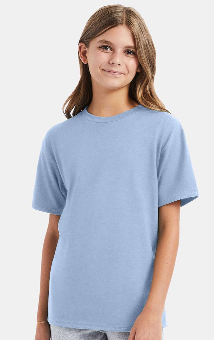 Hanes - Perfect-T Youth T-Shirt - 498Y Fully Printed with Your Logo