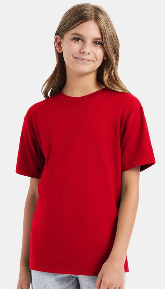 Hanes - Perfect-T Youth T-Shirt - 498Y Fully Printed with Your Logo