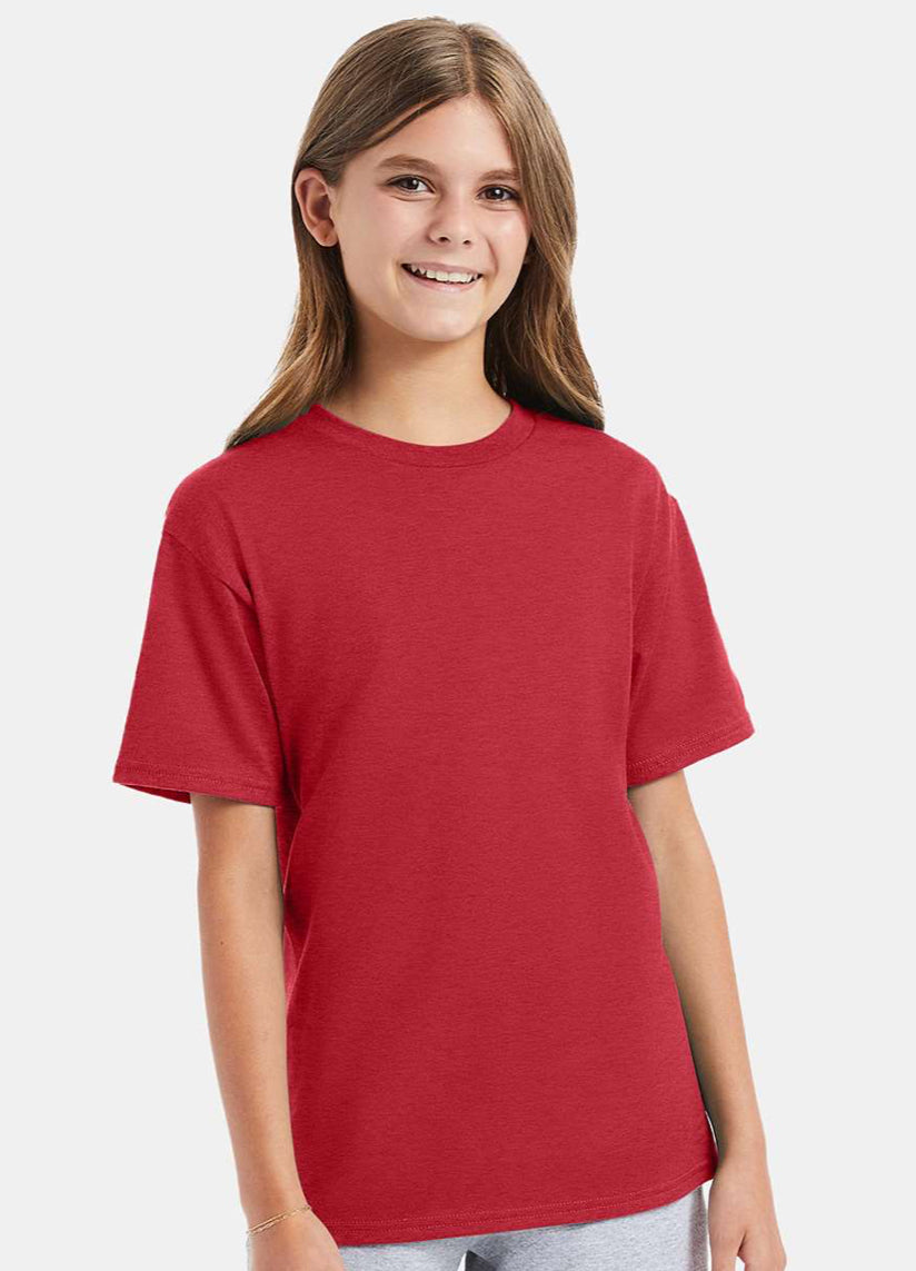 Hanes - Perfect-T Youth T-Shirt - 498Y Fully Printed with Your Logo