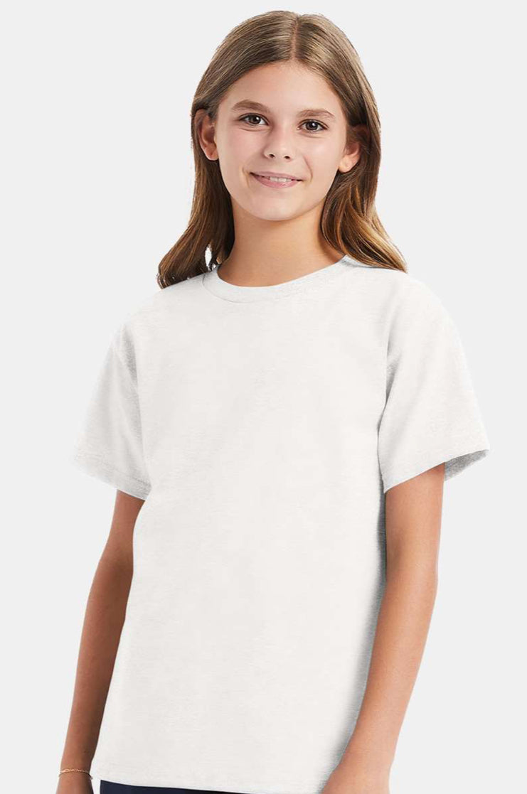 Hanes - Essential-T Youth 5480 lite Colors Printed with Your Logo