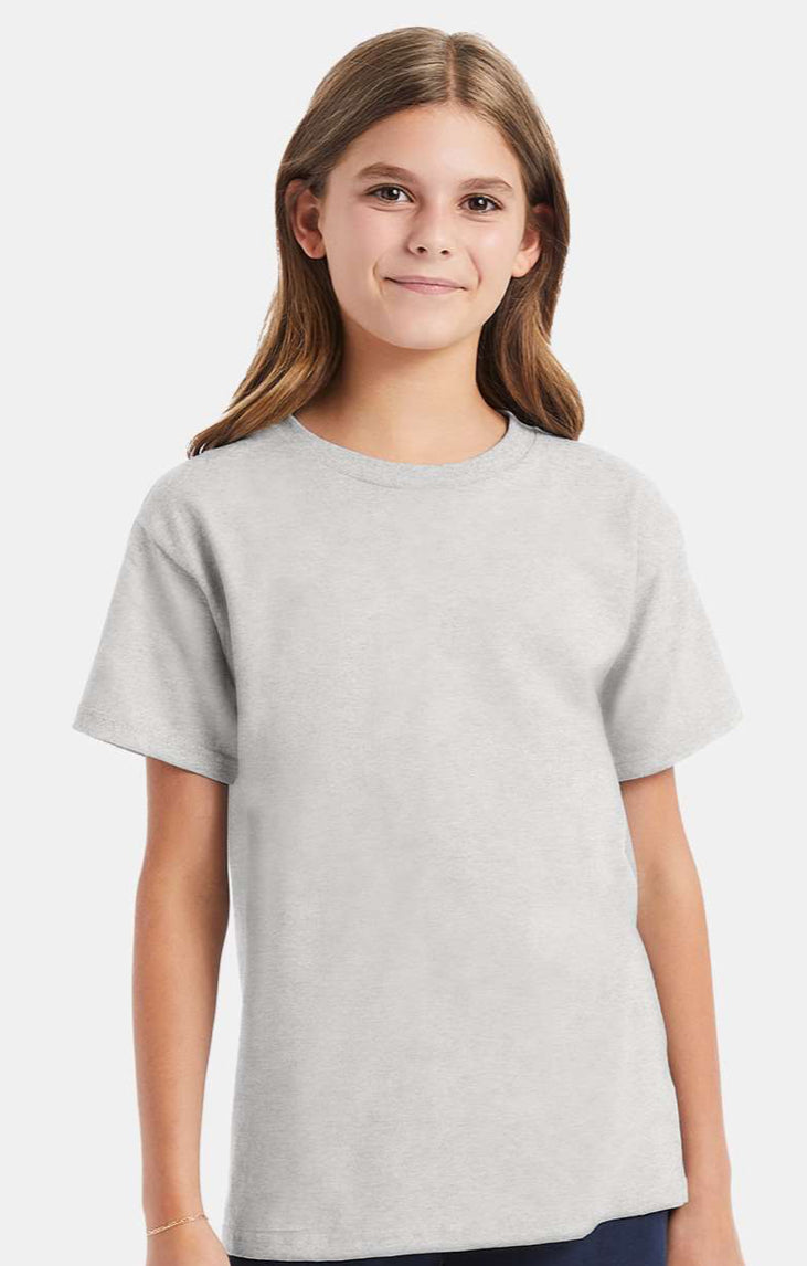 Hanes - Essential-T Youth 5480 lite Colors Printed with Your Logo