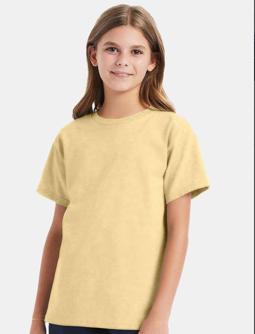 Hanes - Essential-T Youth 5480 lite Colors Printed with Your Logo