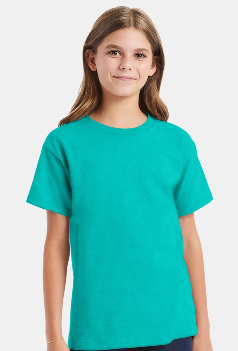 Hanes - Essential-T Youth 5480 lite Colors Printed with Your Logo