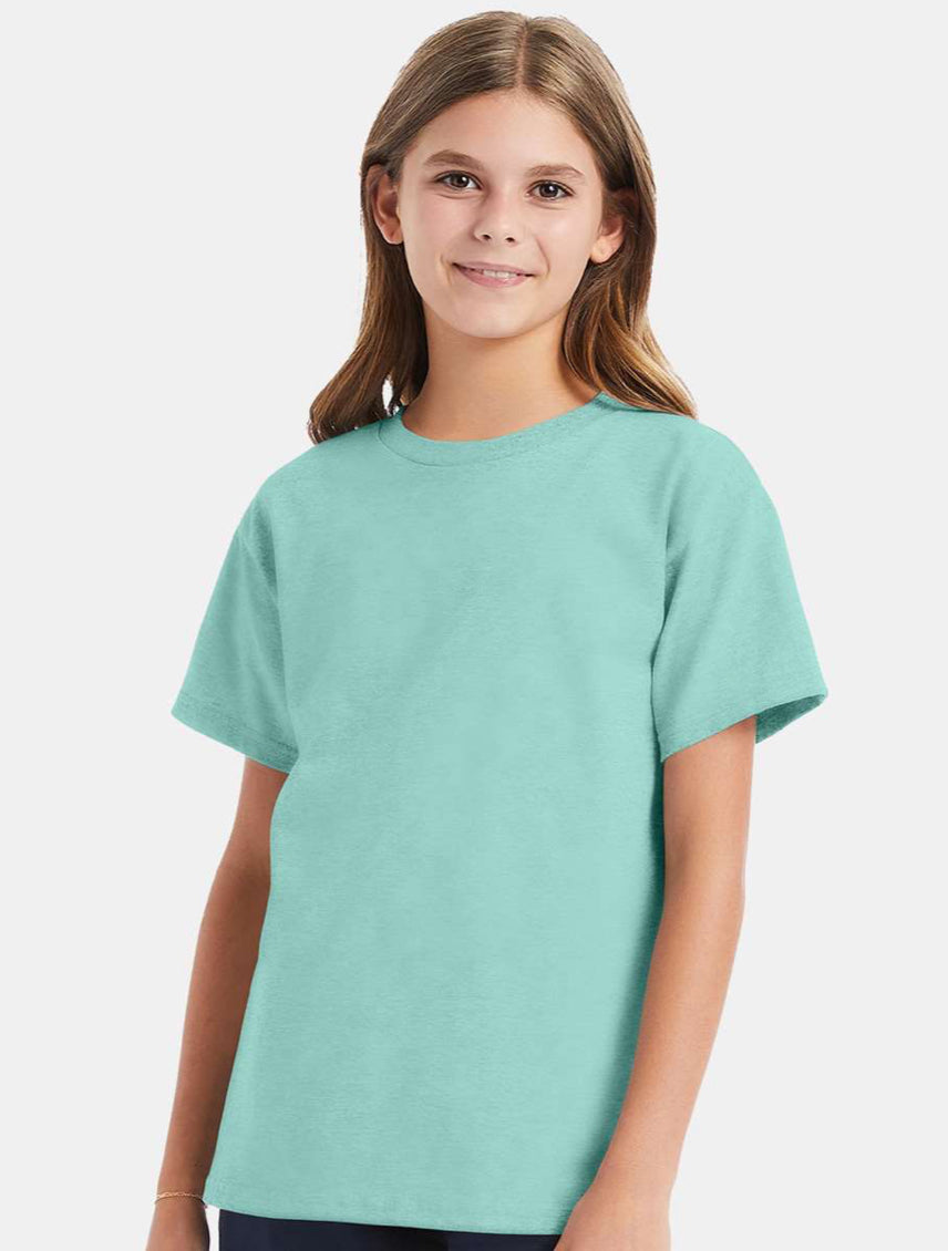 Hanes - Essential-T Youth 5480 lite Colors Printed with Your Logo