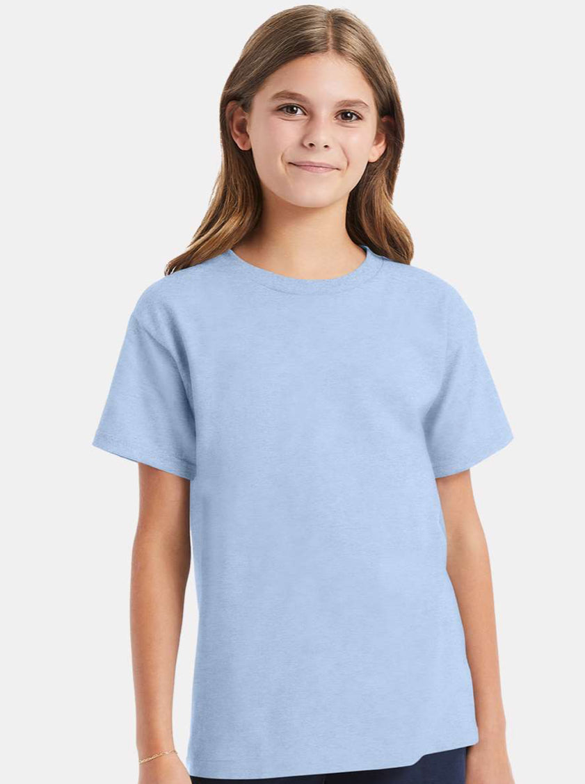 Hanes - Essential-T Youth 5480 lite Colors Printed with Your Logo