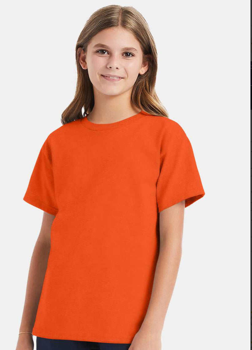 Hanes - Essential-T Youth 5480 lite Colors Printed with Your Logo