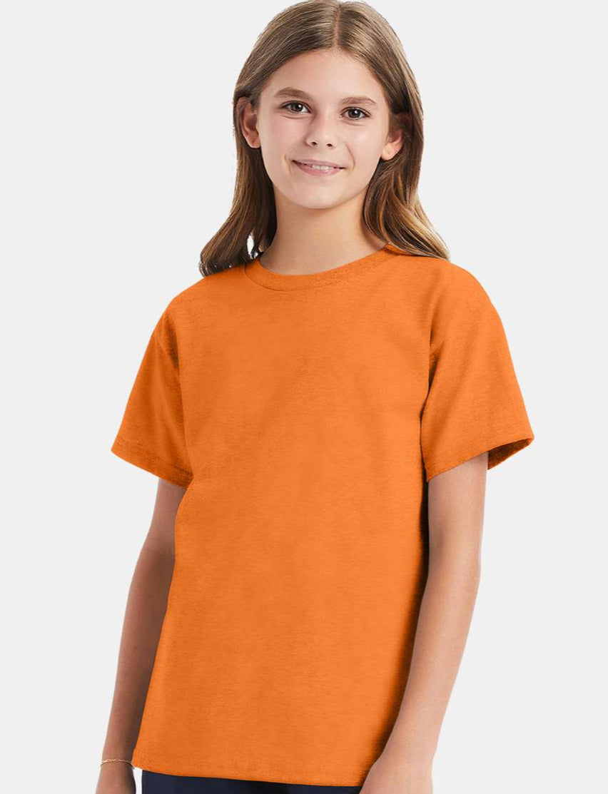 Hanes - Essential-T Youth 5480 lite Colors Printed with Your Logo