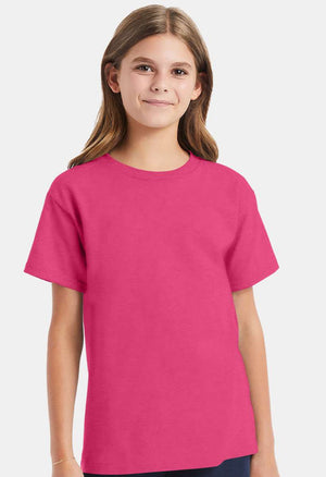 Hanes - Essential-T Youth 5480 lite Colors Printed with Your Logo