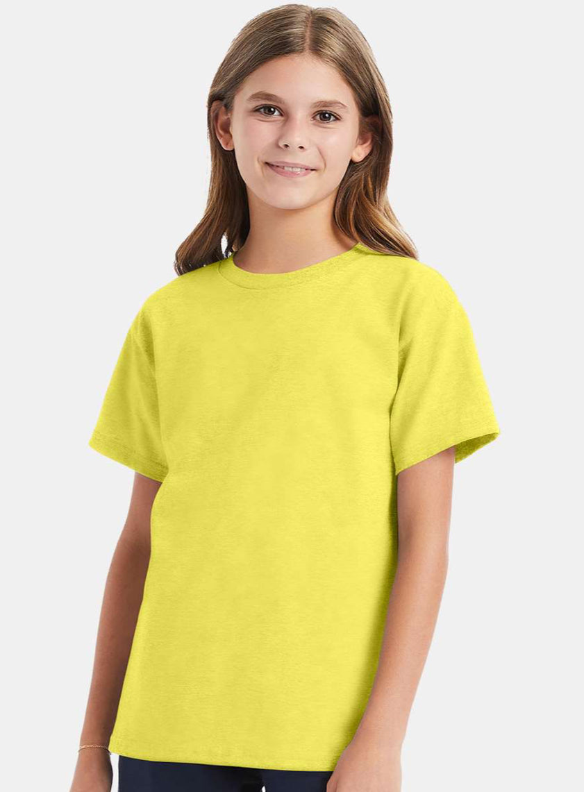 Hanes - Essential-T Youth 5480 lite Colors Printed with Your Logo