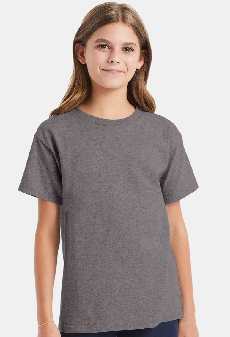 Hanes - Essential-T Youth 5480 lite Colors Printed with Your Logo