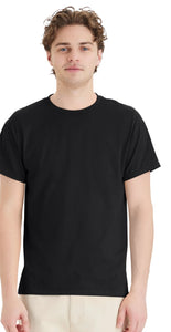 Hanes 5150 50/50 Blend T-Shirts Black and Blues Fully Printed with Your Logos