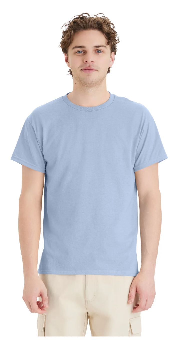 Hanes 5150 50/50 Blend T-Shirts Black and Blues Fully Printed with Your Logos