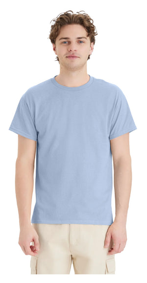 Hanes 5150 50/50 Blend T-Shirts Black and Blues Fully Printed with Your Logos