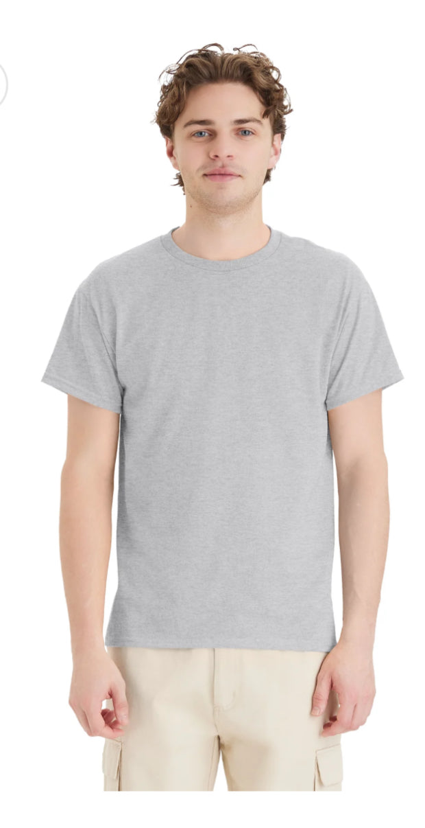 Hanes 5150 EcoSmart 50/50 Blend T-Shirts Whites/Greys/Yellows