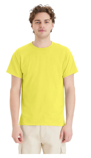 Hanes 5150 EcoSmart 50/50 Blend T-Shirts Whites/Greys/Yellows