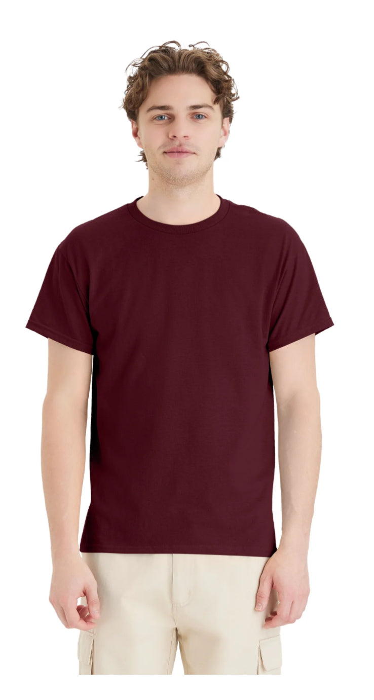Hanes 5150 EcoSmart 50/50 Blend T-Shirts Red/Greens Colors