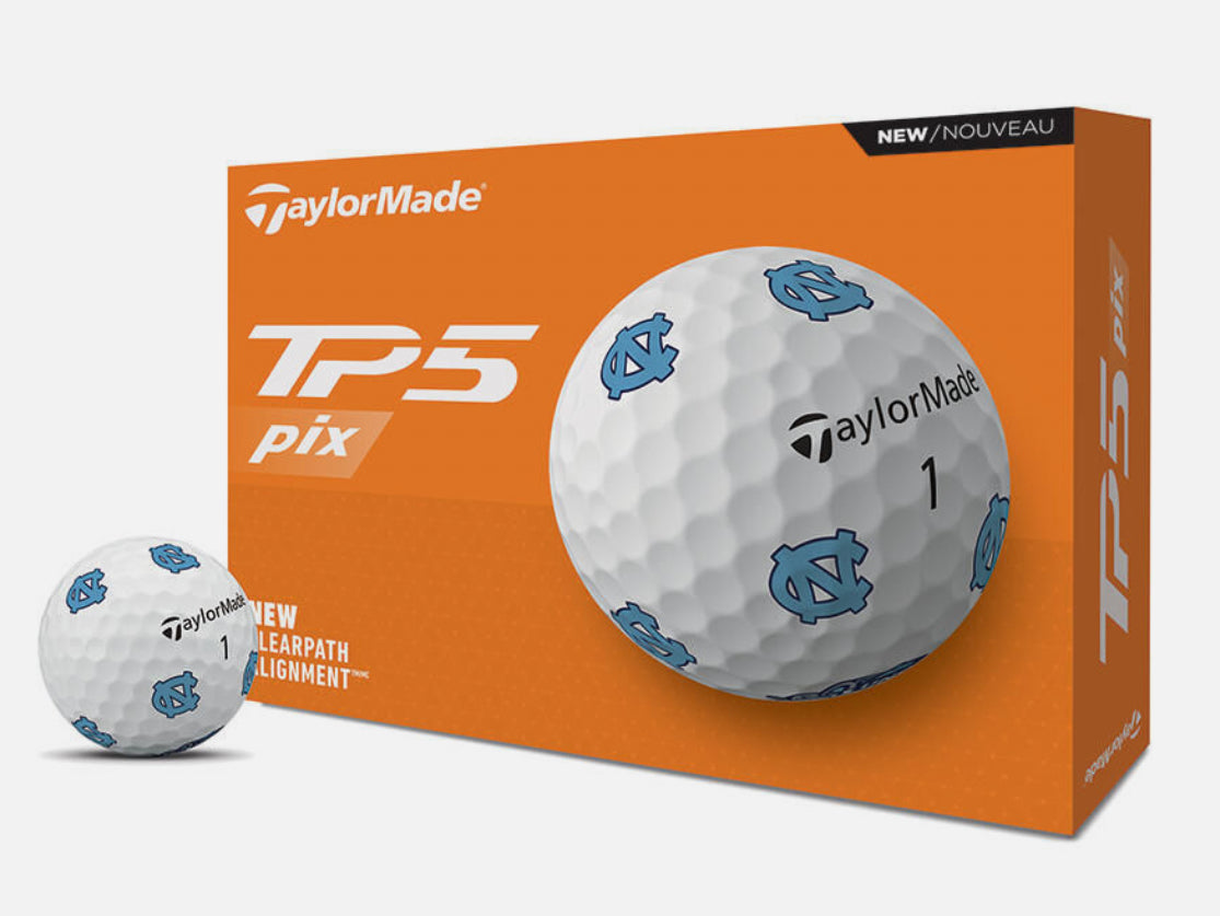Carolina Tar Heels Taylormade TP5 pix 1 Dozen - AtlanticCoastSports