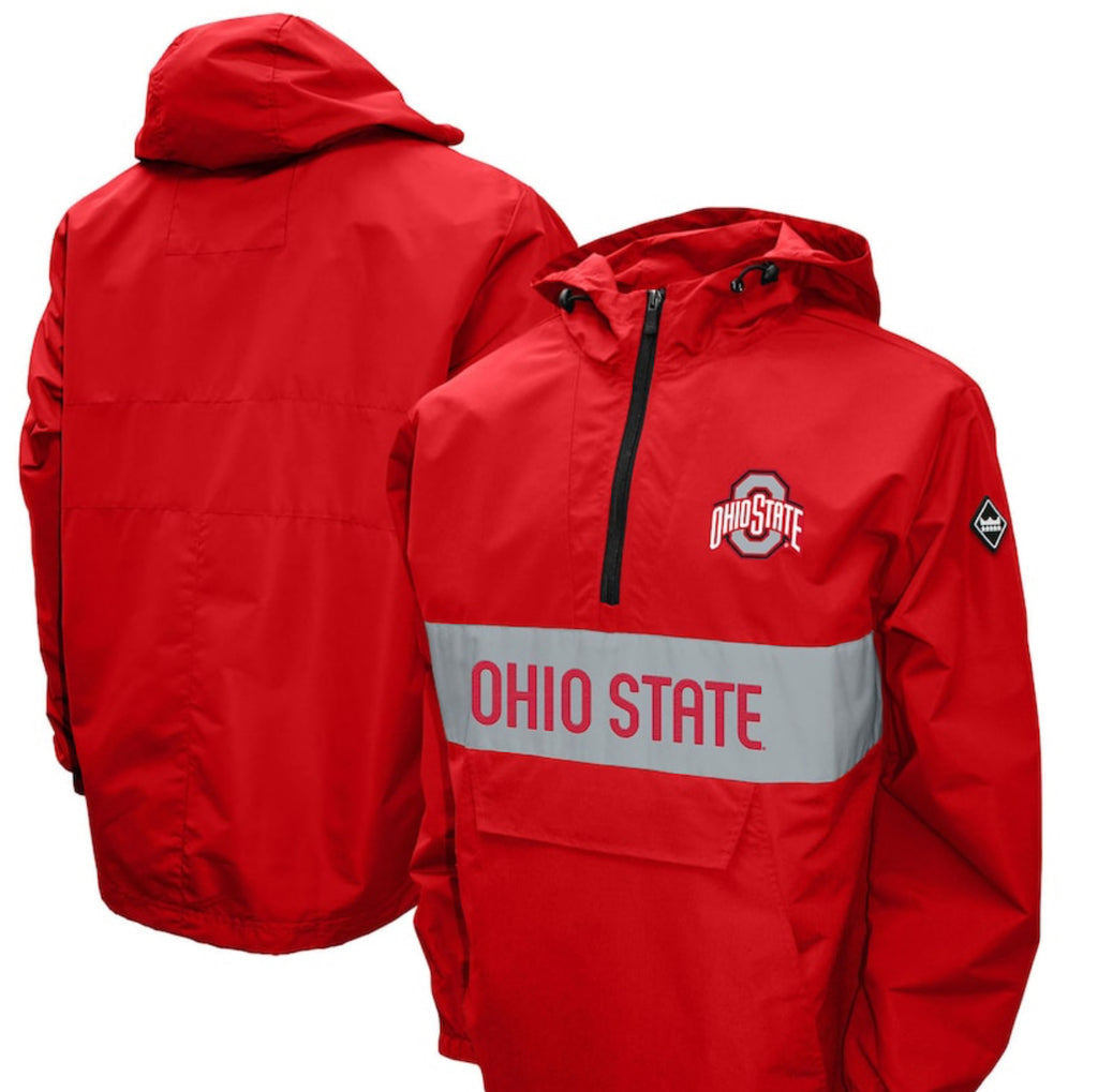 Franchise Club Men's Ohio State Beta Anorak Jackets - AtlanticCoastSports