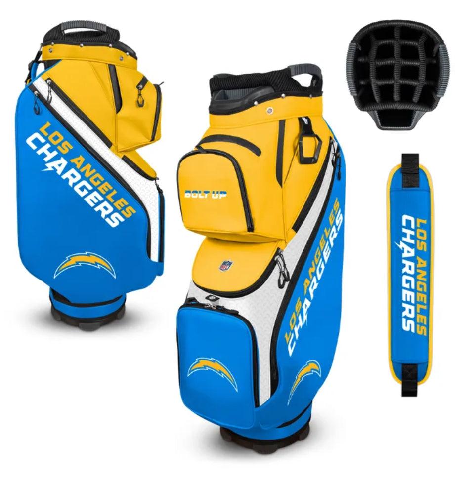 Los Angels Chargers  Bucket III Cooler Cart Bag - AtlanticCoastSports