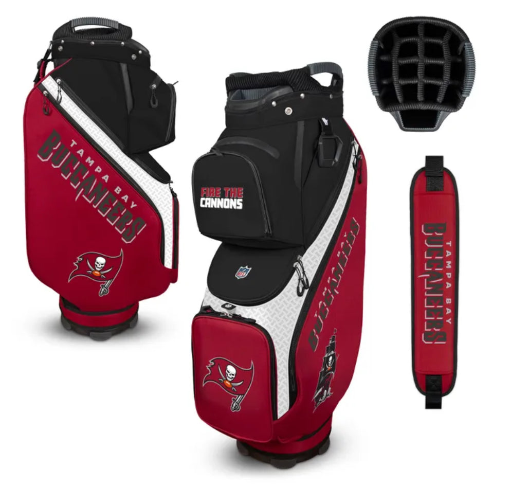 Tampa Bay Buccaneers Bucket III Cooler Cart Bag - AtlanticCoastSports