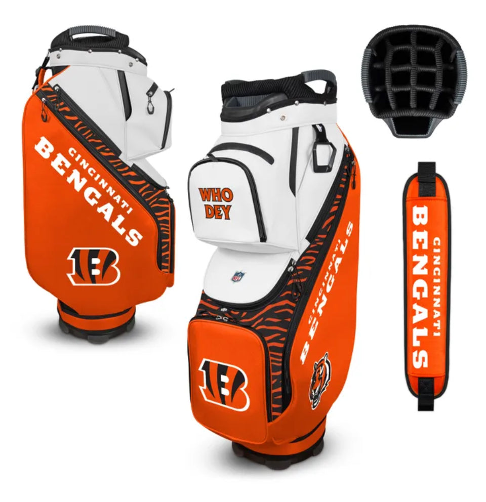 Cincinnati Bengals Bucket III Cooler Cart Bag - AtlanticCoastSports