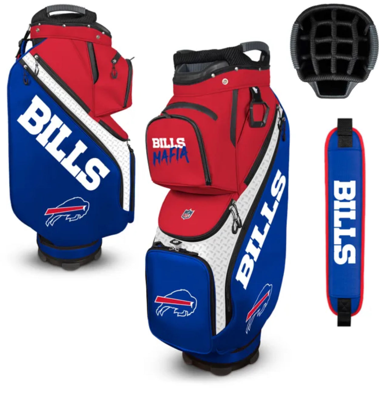 Buffalo Bills Bucket Cart Bag Team Effort - AtlanticCoastSports