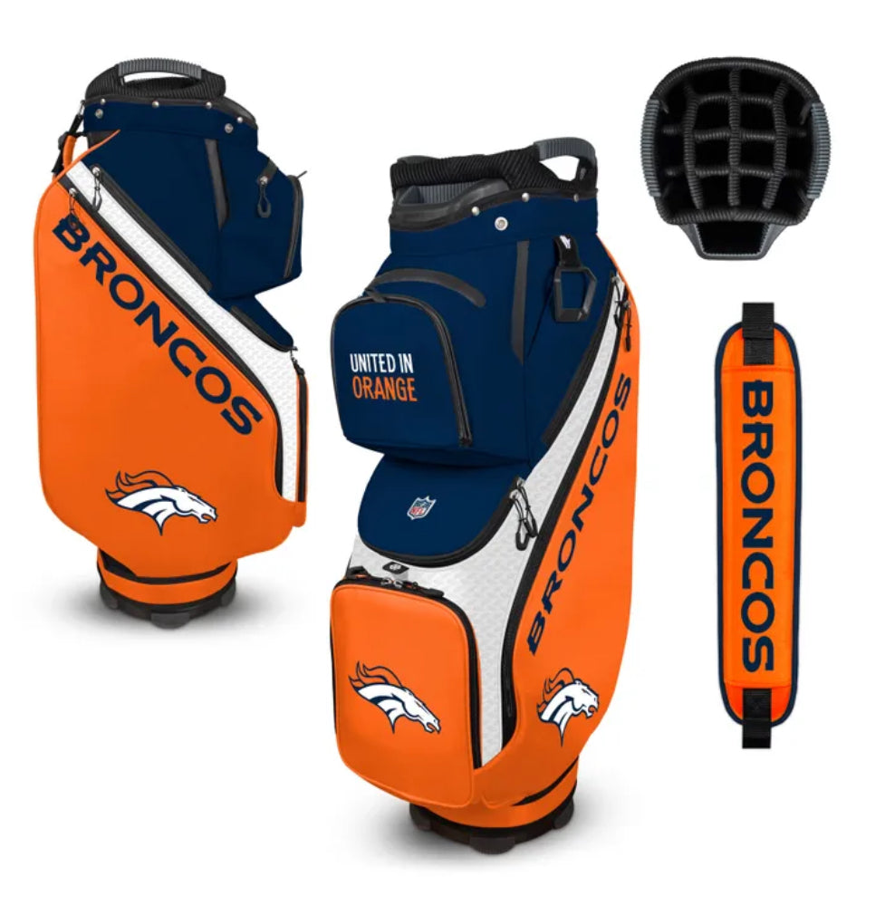 Denver Broncos Bucket III Cooler Cart Bag - AtlanticCoastSports