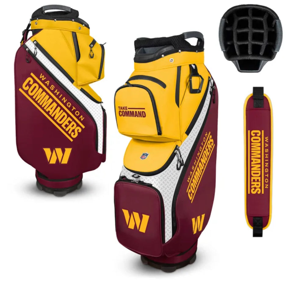 Washington Commanders Cooler Cart Bag 3 Free Shipping - AtlanticCoastSports