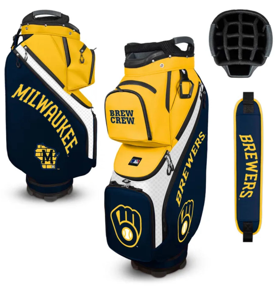 Milwaukee Brewers Clubhouse Bucket Golf Bag - AtlanticCoastSports