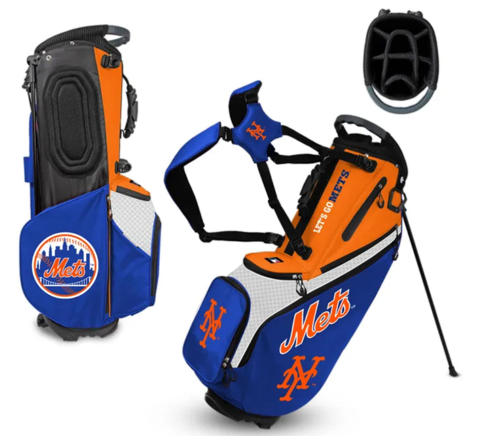 New York Mets Back Nine Stand Bag - AtlanticCoastSports