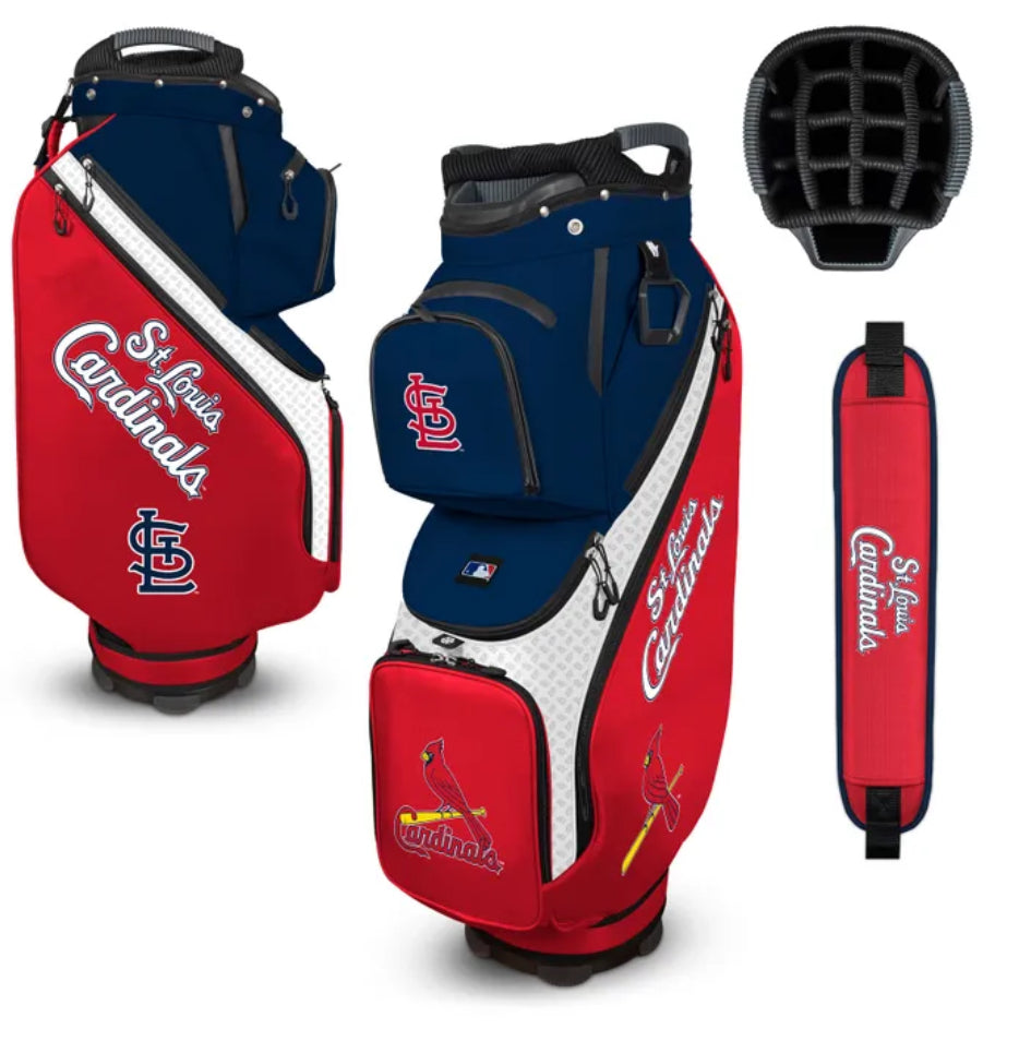 St Louis Cardinals clubhouse Bucket Golf Bag - AtlanticCoastSports