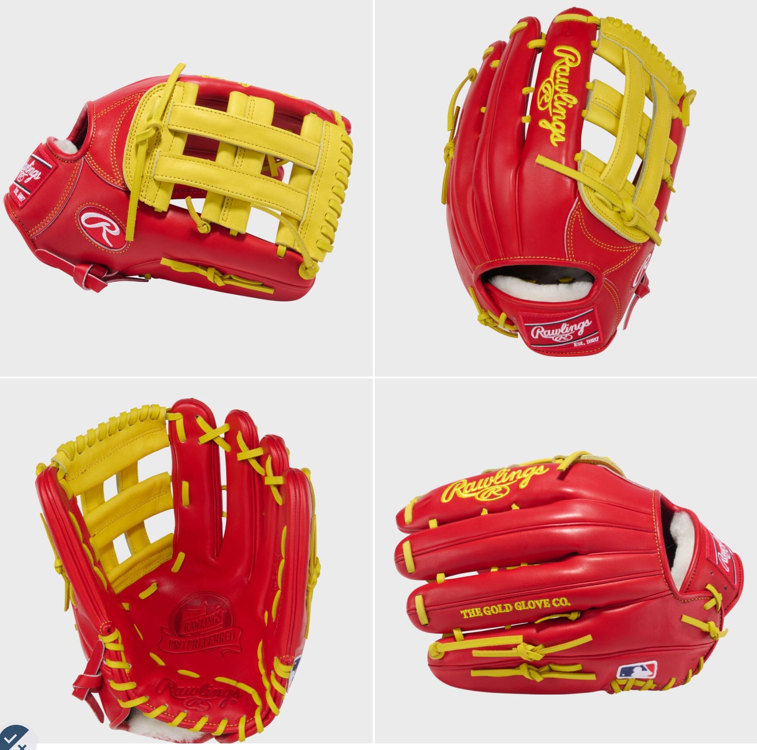 Rawlings Pro Preferred 12.75-INCH Outfield Glove - AtlanticCoastSports