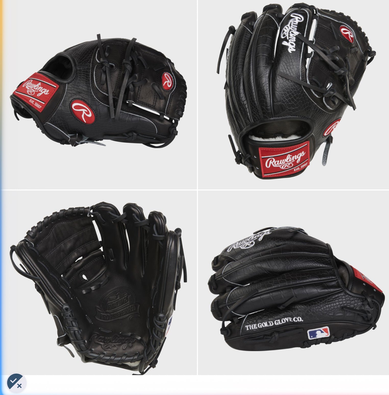 Rawlings Pro Preferred JACOB DEGROM 11.75" Pitcher Glove - AtlanticCoastSports